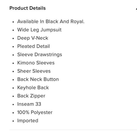 Fashion Nova Women's Dig Deep V Neck Wide Leg Jumpsuit Black Size Small NWT - Picture 12 of 13